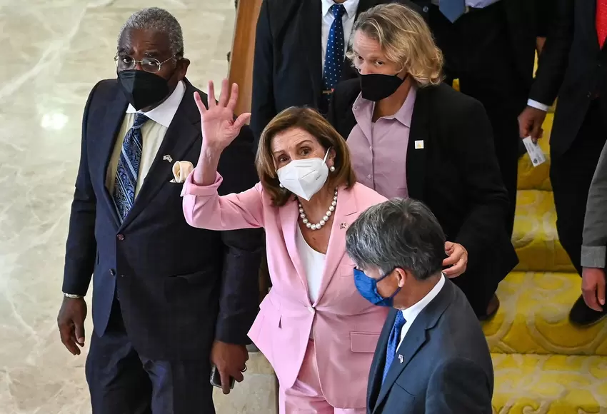 Por: Cortesía Llega a a Taiwán Nancy Pelosi en medio de la tensión creciente entre EEUU y China