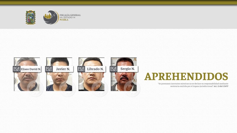 Por: Cortesía Fiscalía detuvo a 4 custodios de Tepexi, estarían relacionados con el homicidio de un interno