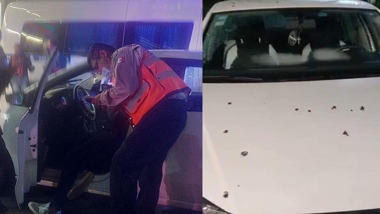 Por: Cortesía Balean a un conductor de Uber cerca del Seven Eleven de la UDLAP