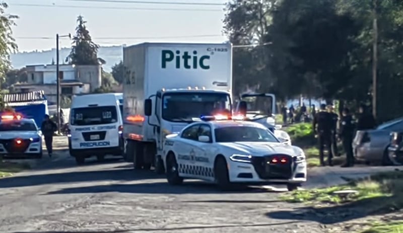 Por: Cortesía Guardia Nacional y delincuentes se enfrentaron en balacera para recuperar un camión en Texmelucan