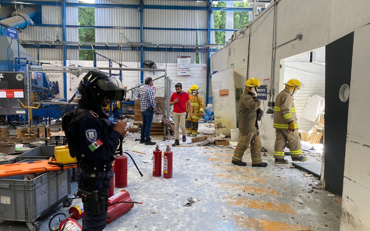 Por: Cortesía Explota fábrica de cartuchos en Morelos y deja a seis heridos