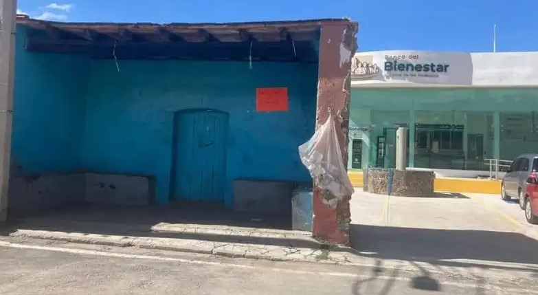 INAH preservo inmueble junto a un Banco del Bienestar recién construido