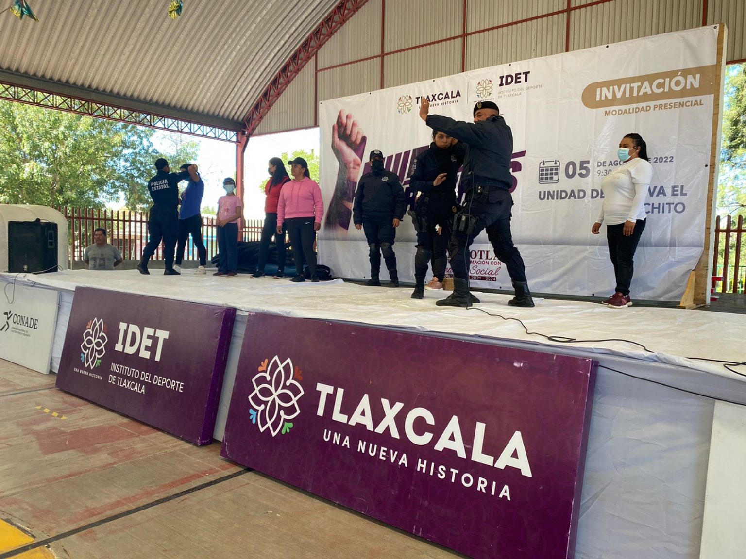 Mujeres guerreras del IDET brinda capacitación en Panotla