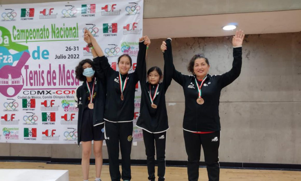 Por: Cortesía Bronceada participación en tenis de mesa en el nacional tercera fuerza