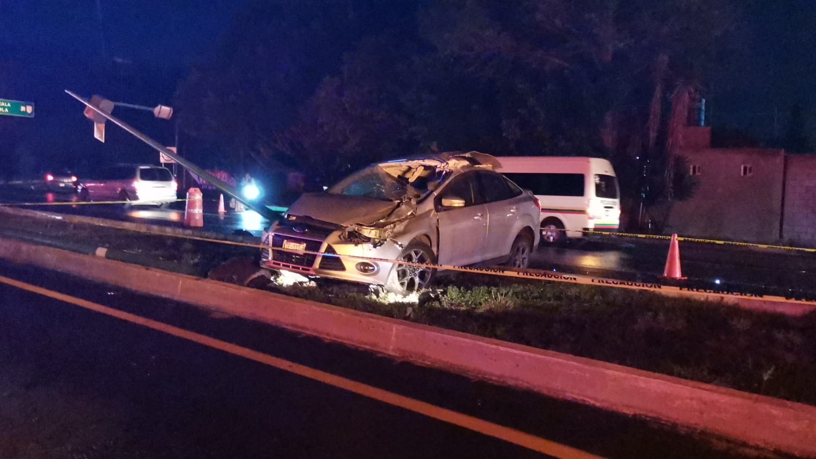 Por: Cortesía Muere mujer en trágico accidente sobre la Texmelucan -Tlaxcala