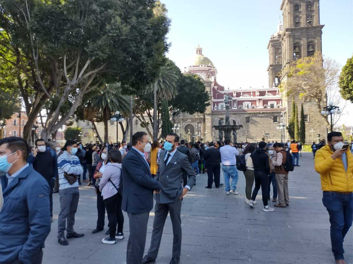 Por: Cortesía Ayuntamiento de Puebla reporta saldo blanco tras sismo de 6.0