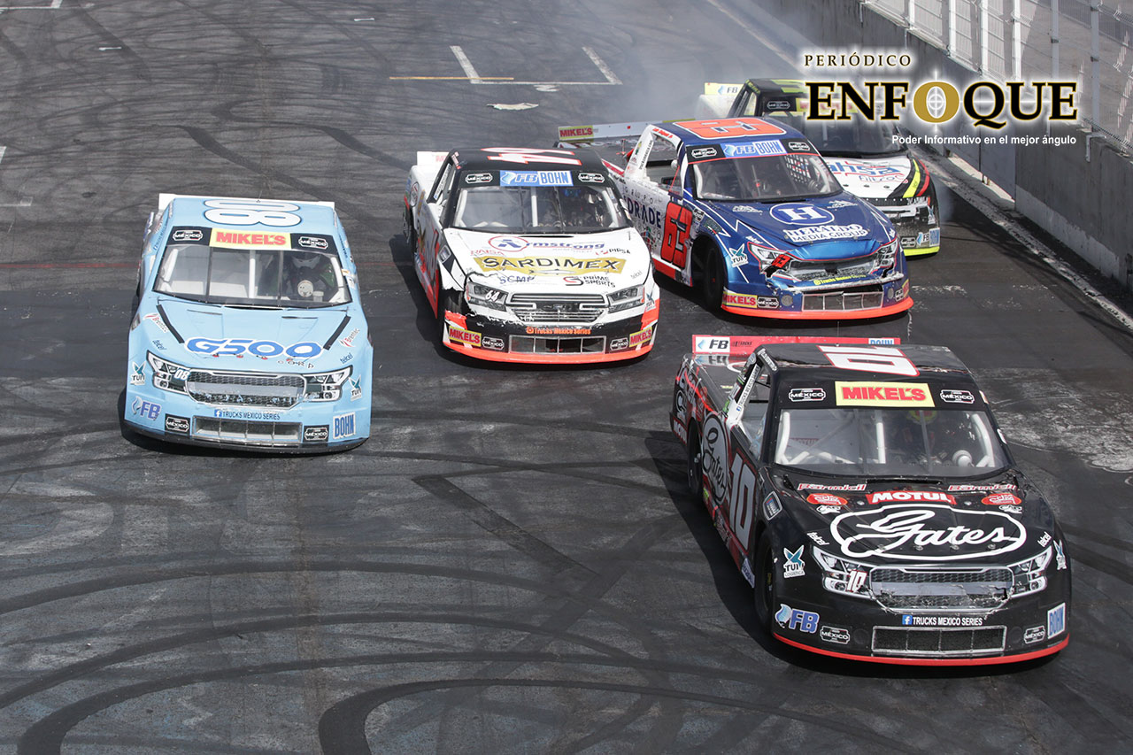 Por: Periódico Enfoque Rubén García Jr. se coronó campeón de Nascar en Puebla