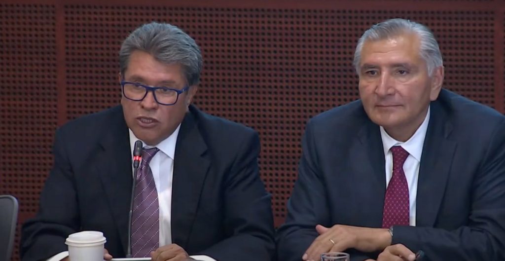 Por: Cortesía Se reúnen Adán Augusto López y Ricardo Monreal para revisar modificaciones al Plan B de reforma electoral