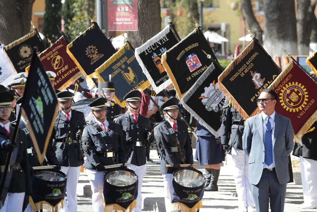Clausuraron autoridades educativas el “VII Evento Nacional De Escoltas Y Bandas De Guerra” etapa regional
