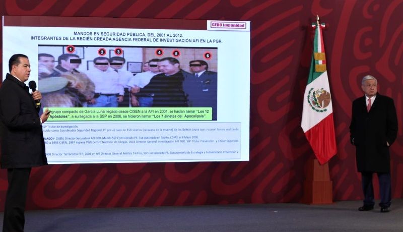 Por: Cortesía SSPC presentó la red de colaboradores al mando de García Luna y grupos criminales