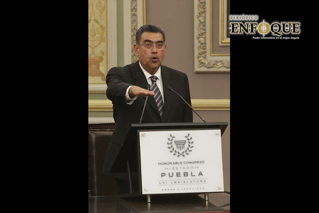 Por: Periódico Enfoque El tepeaquense Sergio Salomón es el nuevo gobernador del estado de Puebla