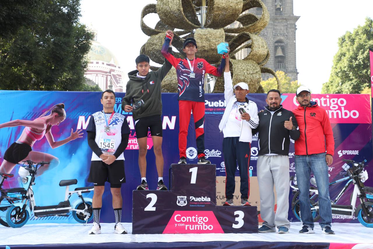 Por: Cortesía Con éxito se llevó a cabo el primer Medio Maratón de Puebla