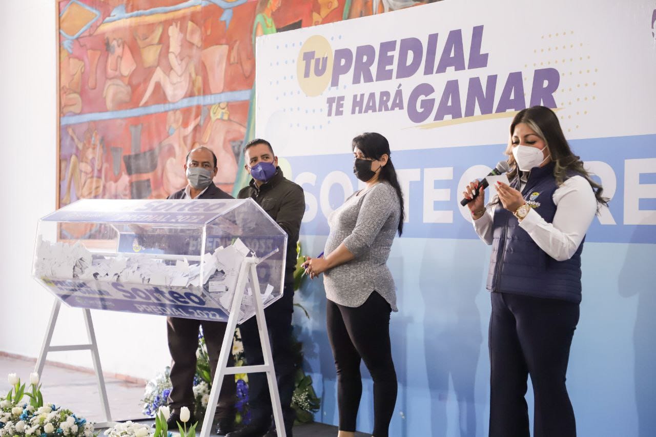 Realiza ayuntamiento de San Andrés Cholula sorteo predial 2022
