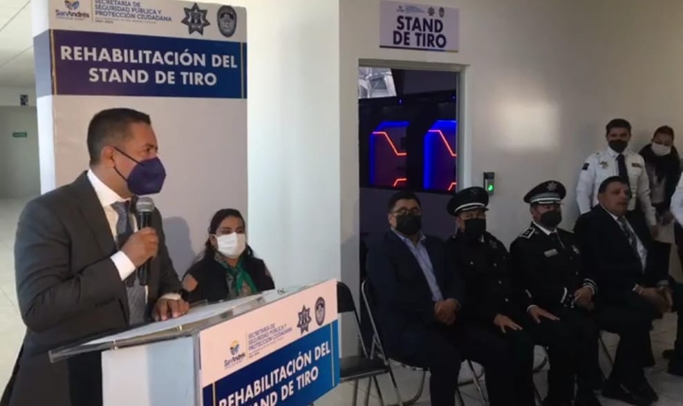 Mayor profesionalización a policías con la rehabilitación de stand de tiro: Tlatehui Percino