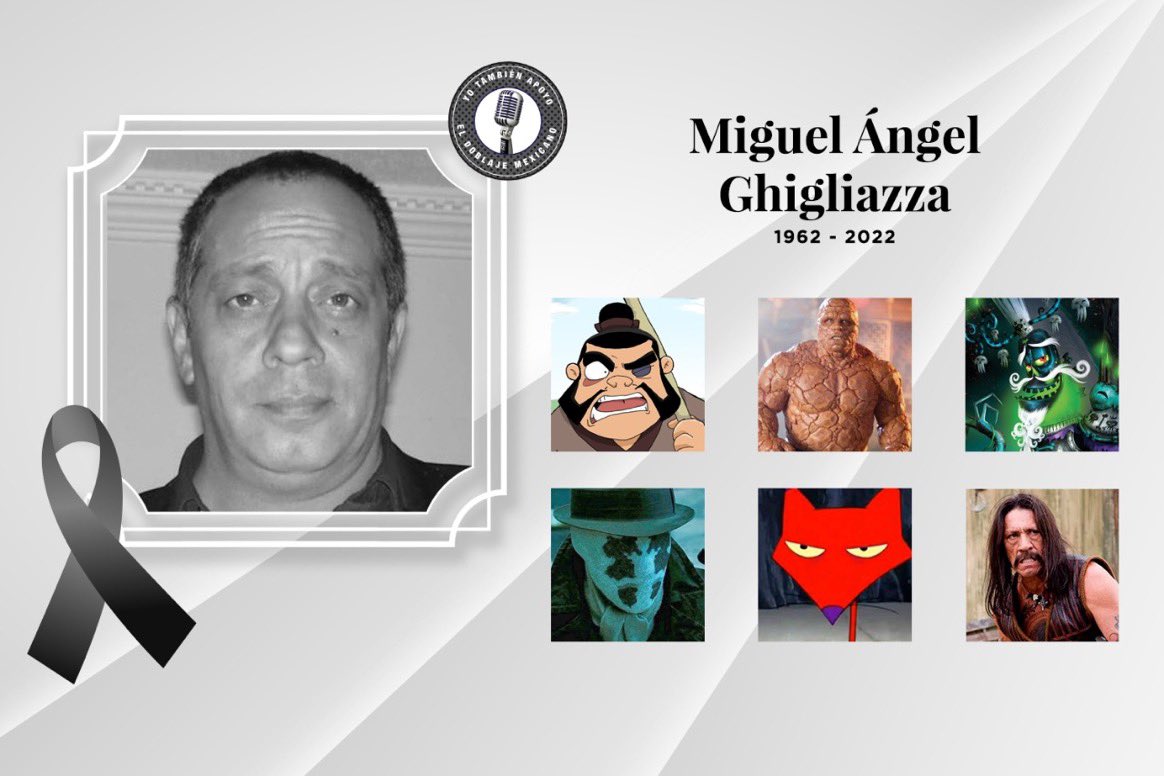 Por: Cortesía Tras meses desaparecido, reportan sin vida al actor de doblaje Miguel Ángel Ghigliazza