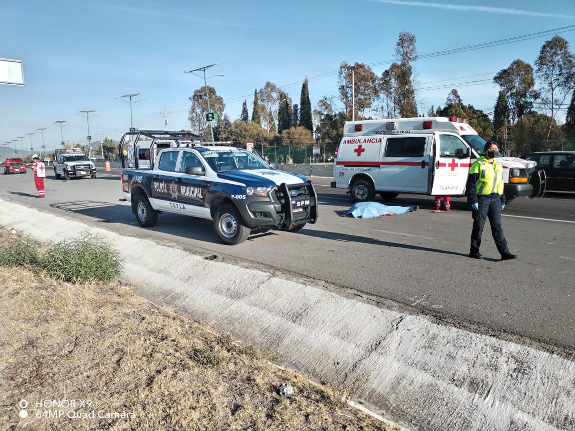 Por: Cortesía Muere motociclista tras accidente en la carretera Mena-Huamantla