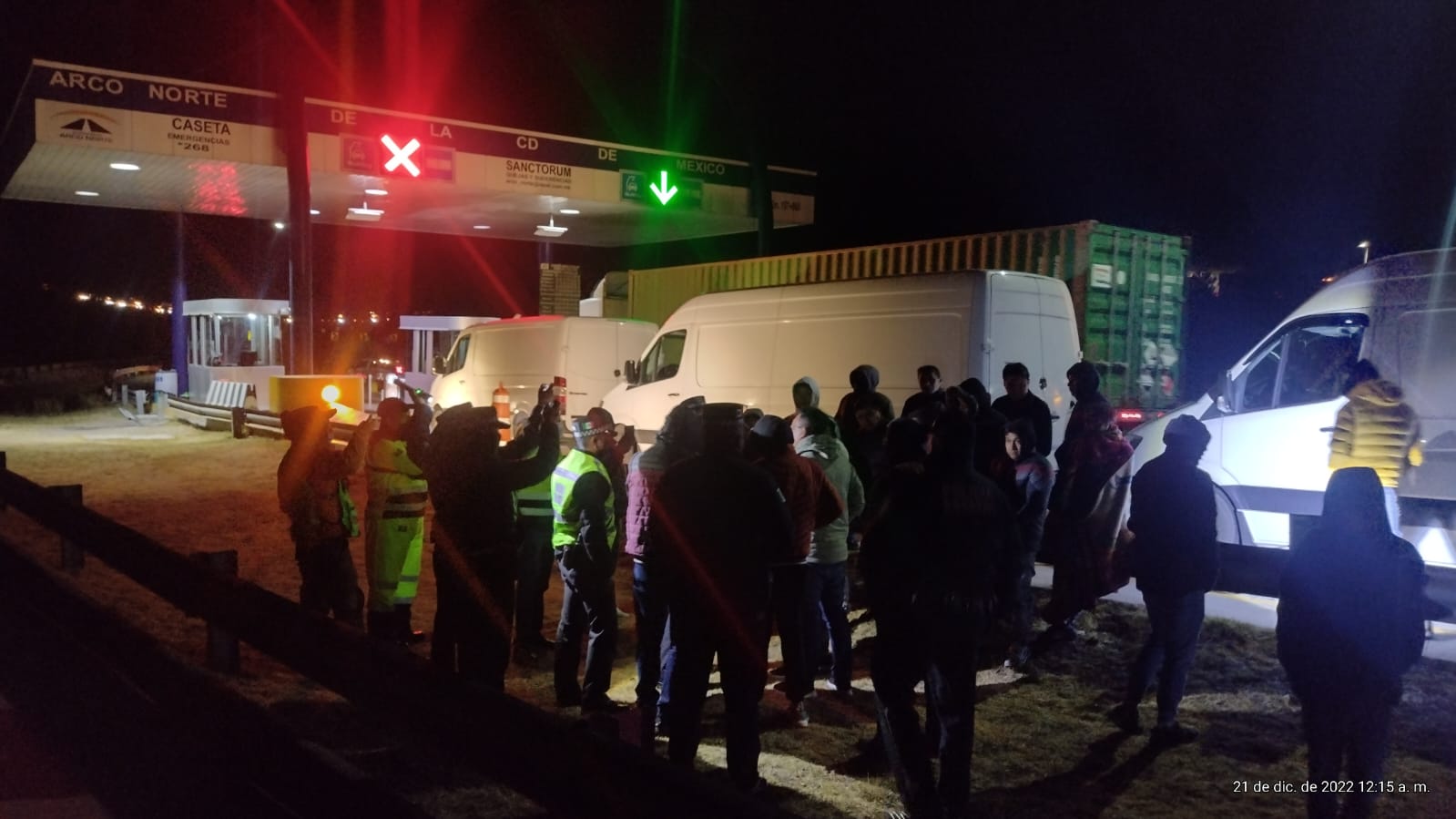 Por: Cortesía Ante aumento de asaltos, comerciantes cierran caseta de Arco Norte, en Sanctórum