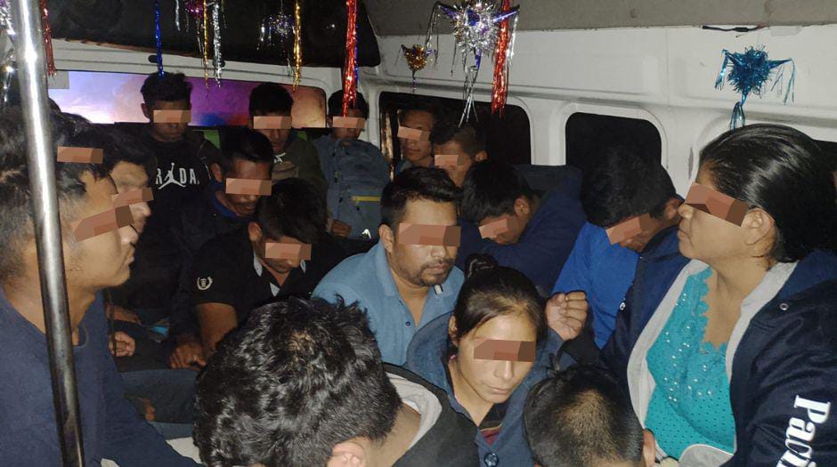 Por: Cortesía Aseguró SSC a presunto responsable de tráfico de personas