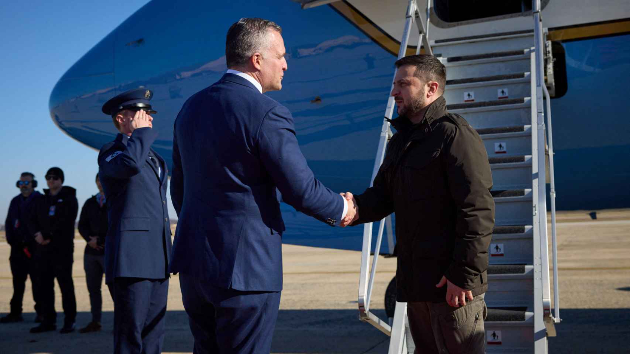 Por: Cortesía Regresó Zelenski a Kiev tras visitar Estados Unidos