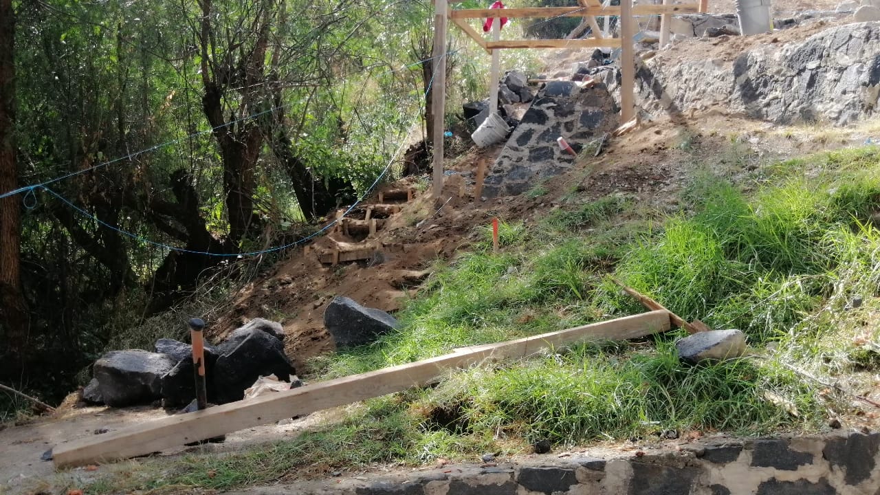 Por: Cortesía Lula Pineda Rehabilitación de las escalinatas del “Pocito” estará lista a finales de febrero