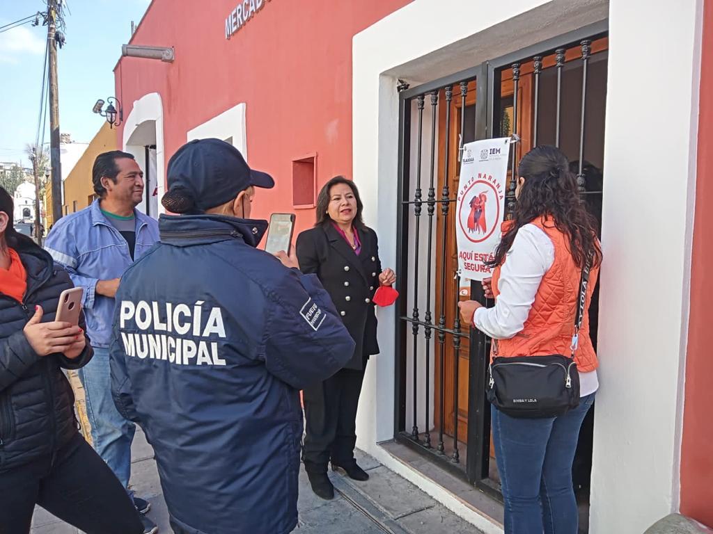 Se suma mercado de artesanos de Tlaxcala Capital a la estrategia de espacios seguros para mujeres