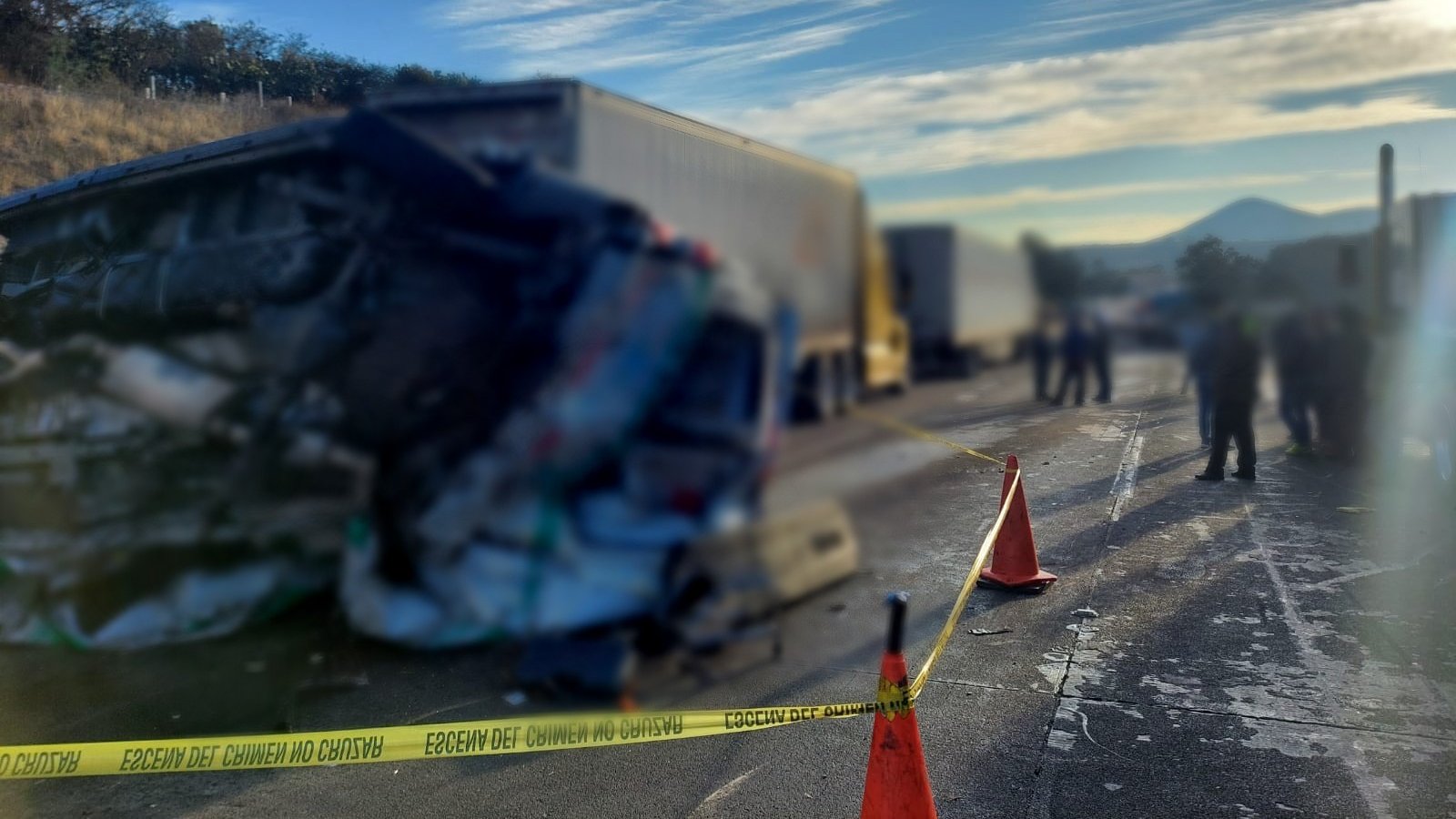 Por: Cortesía Se registra choque múltiple en el kilómetro 80 de la autopista México-Querétaro