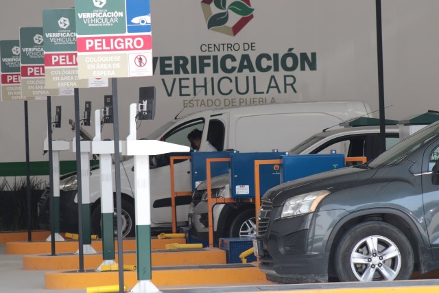 Por: Cortesía Más de 46 mil vehículos han cumplido con el proceso de verificación en Puebla