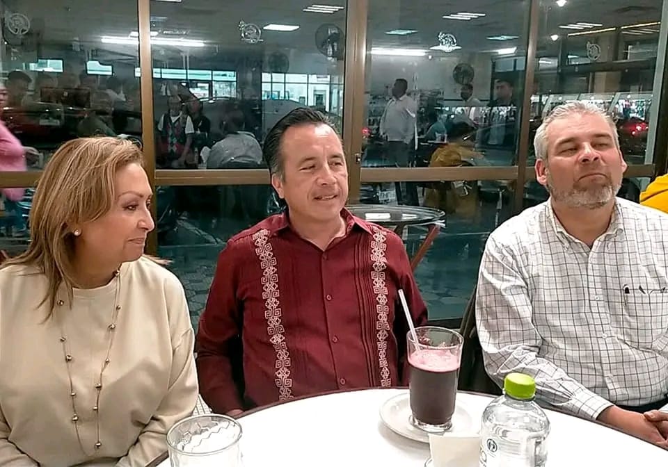 Por: Cortesía Se reúne Gobernadora con presidente AMLO y homólogos en Veracruz