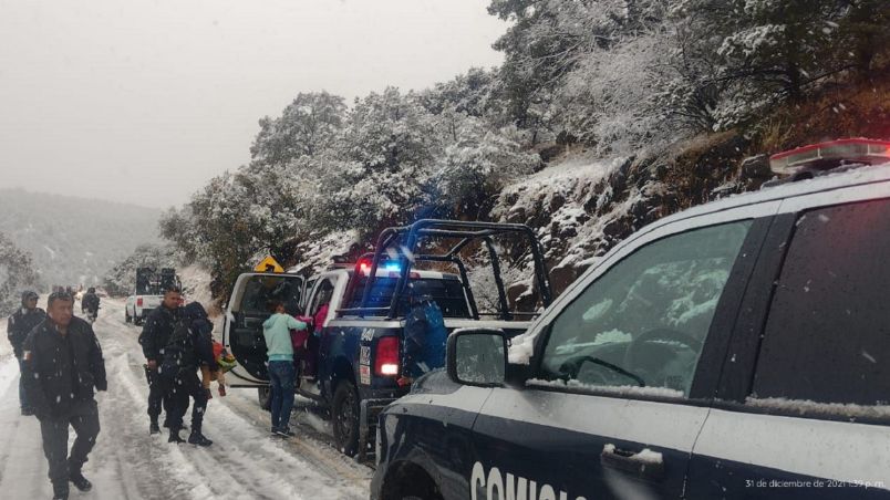 Por: Cortesía Pronostica SMN caída de aguanieve o nieve en sierras del norte por frente frío 20