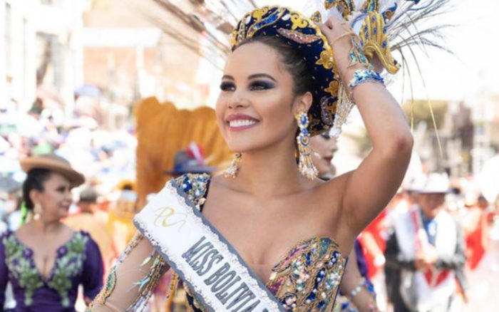 Por: Cortesía Por comentarios racistas, Miss Bolivia pierde la corona; esto fue lo que dijo