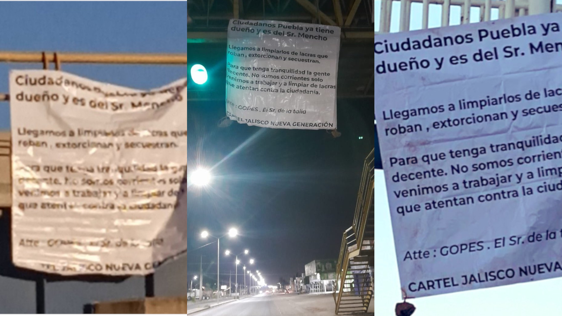 Por: Cortesía Ya se investigan colocación de narcomantas en coordinación con el gobierno del estado: Eduardo Rivera