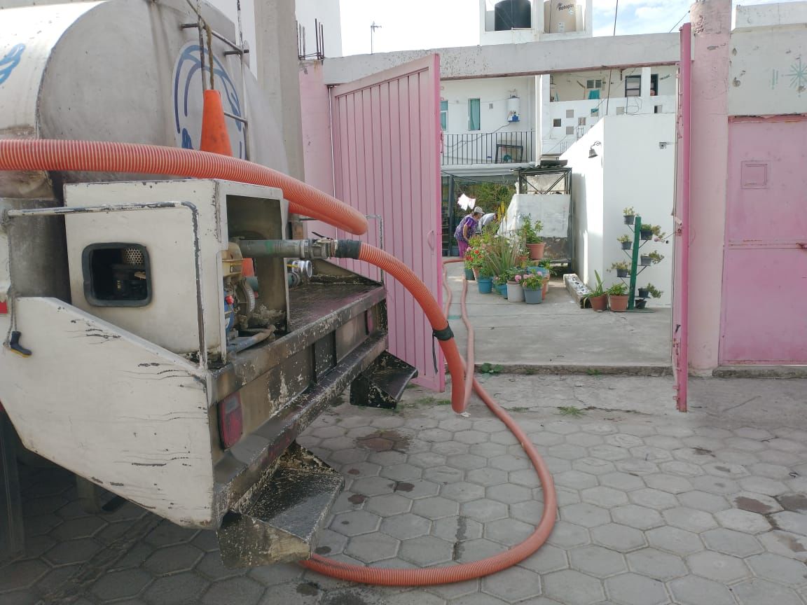 Por: Cortesía Lula Pineda Regularizado el suministro de agua en la junta auxiliar Santiago Momoxpan