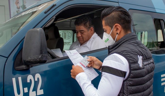 Por: Cortesía 29 unidades del transporte público van a corralón por falta de documentación
