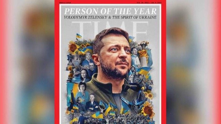 Zelensky es elegido por la revista Time como persona del año
