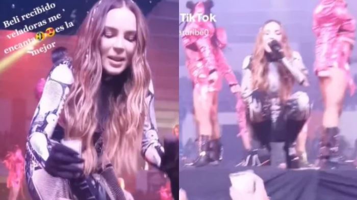 Belinda sorprendió al bendecir veladoras tras autodenominarse “La reina de los amarres”