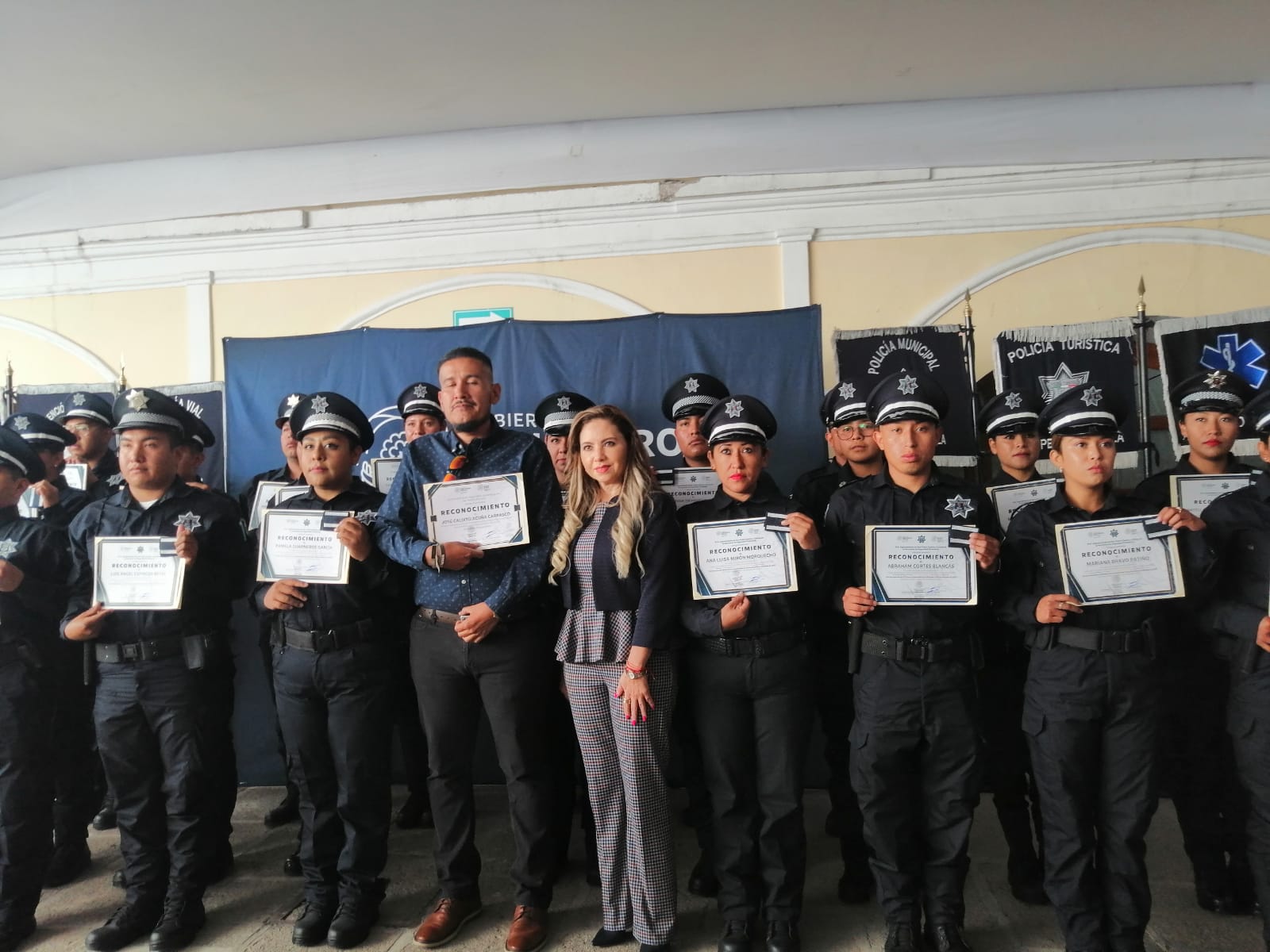 Por: Cortesía Lula Pineda Evalúa gobierno de San Pedro Cholula aumento salarial a policías municipales