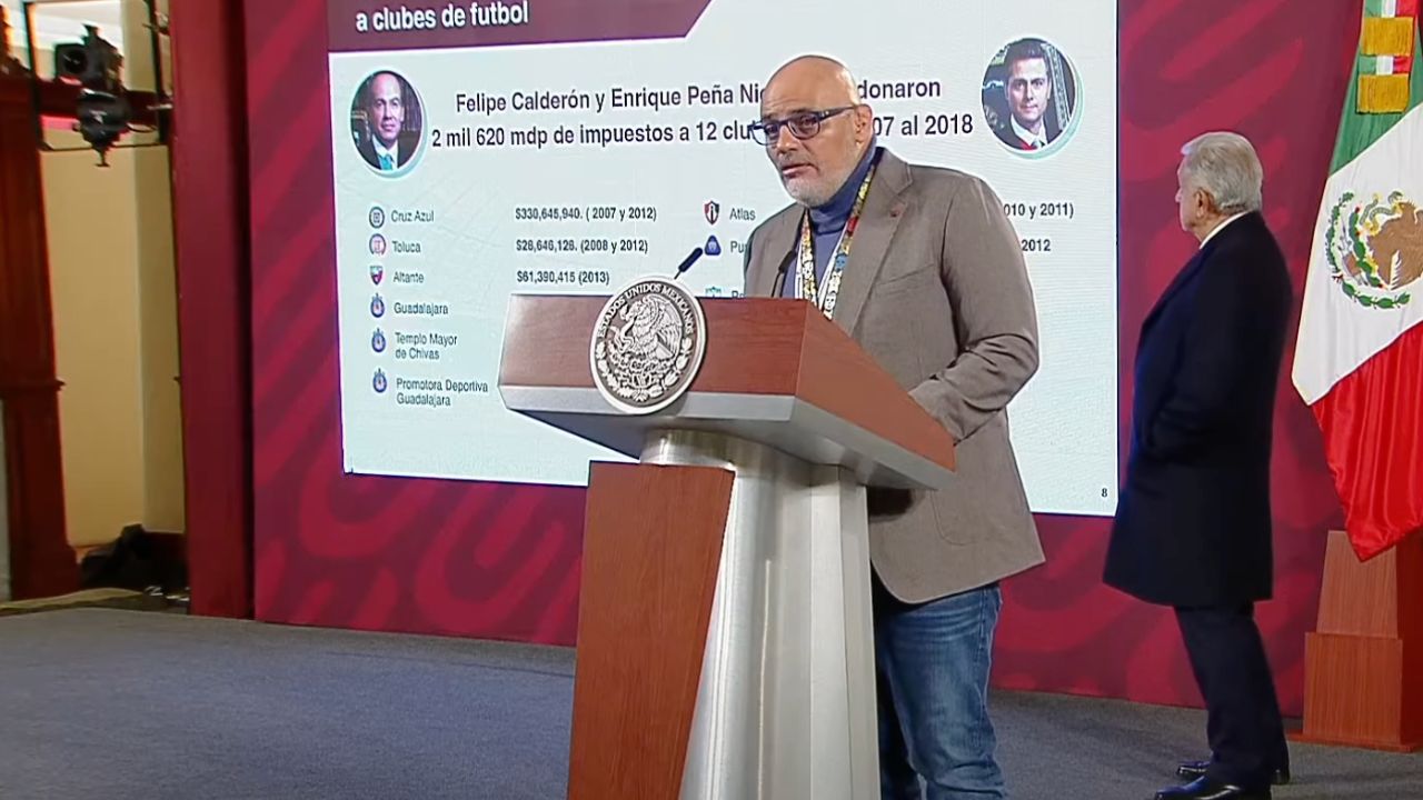 Por: Cortesía Exhiben casos de corrupción  dentro de la Liga MX en la mañanera de AMLO