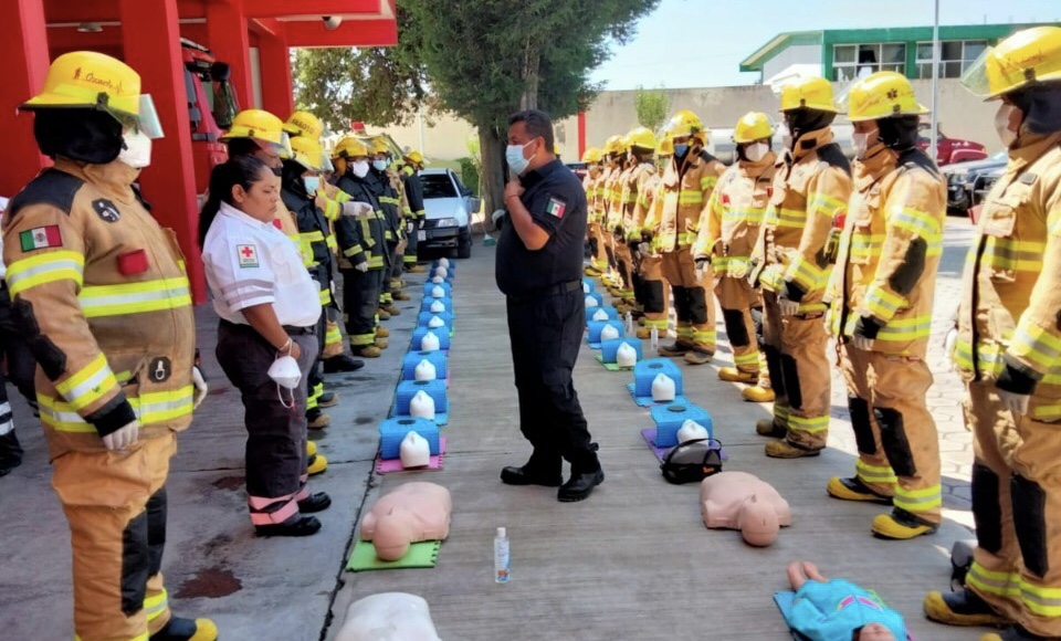 Bomberos de Tlaxcala mantienen acciones para la seguridad de la ciudadanía ante emergencias