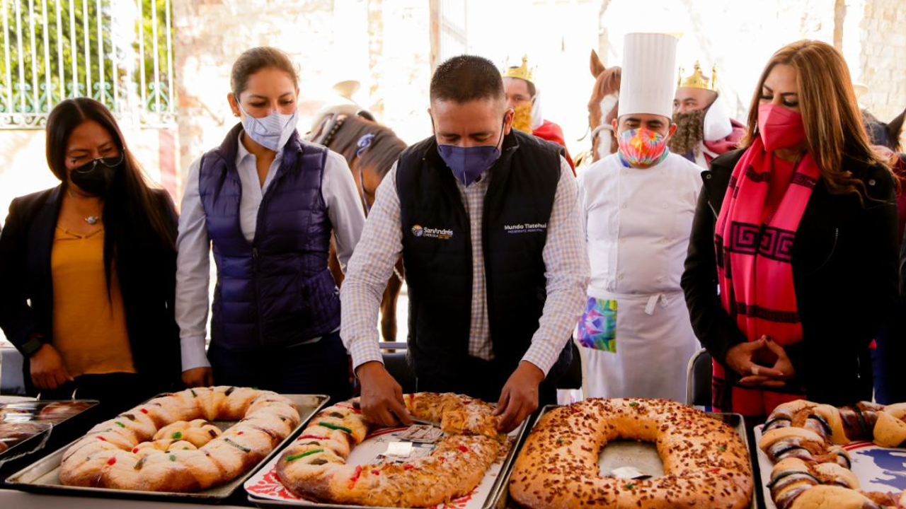 Por: Cortesía ¡Que no se te olvide! Presentan en San Andrés Cholula “La Feria de la Rosca de Reyes”