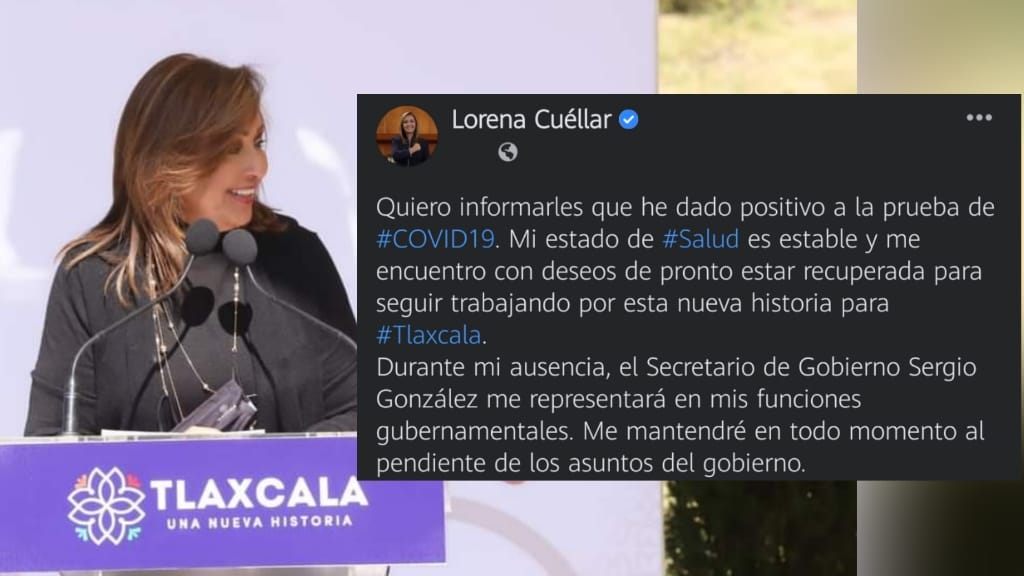 Por: Cortesía Lorena Cuéllar da positivo a Covid-19, se reporta estable