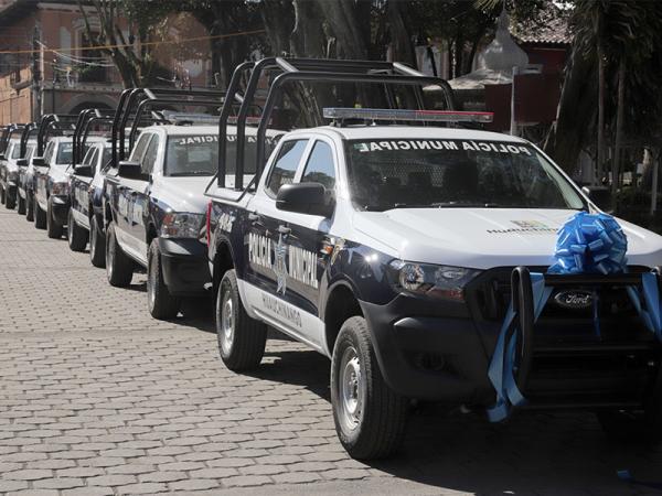 Sin distingos, gobierno de Barbosa Huerta apoya a municipios para reforzar seguridad