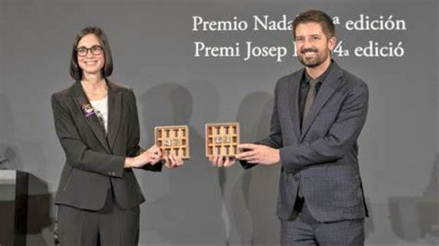 Por: Cortesía Inés Martín Rodrigo y Toni Cruanyes se imponen en los premios Nadal y Pla
