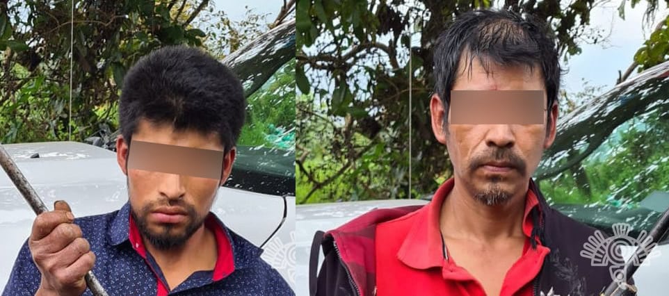 Por: Cortesía Hombres son detenidos en Huauchinango por posesión ilegal de armas de fuego