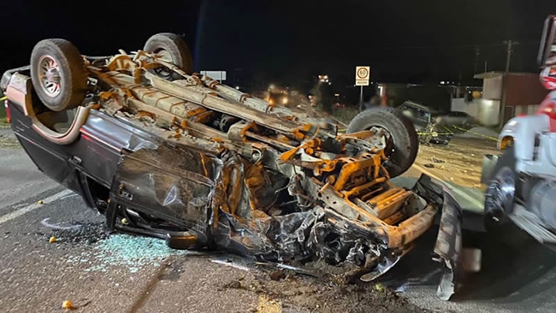 Por: Cortesía Accidente deja cuatro lesionados en la carretera Amozoc-Teziutlán, a la altura del municipio de Zaragoza