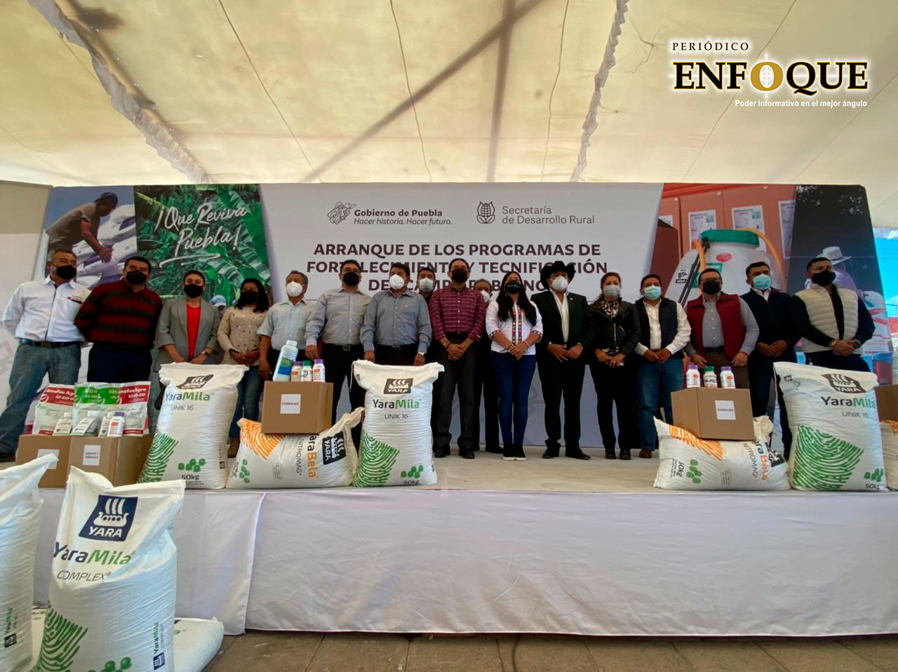 Por: Marisol O Inicia en Tepeaca la entrega de Programas para el Campo Poblano; se beneficiarán 53 mil productores en todo el estado