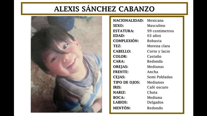 Por: Cortesía Ayuda a localizar a Alexis; fue robado durante un evento escolar por un desconocido