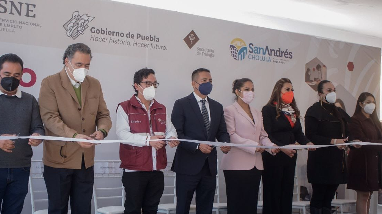 Por: Cortesía San Andrés Cholula acogió la primera Feria del Empleo de este 2022