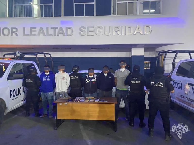 Policía logra detener a 5 presuntos secuestradores en San José Mihuatlán; la victima los identifico