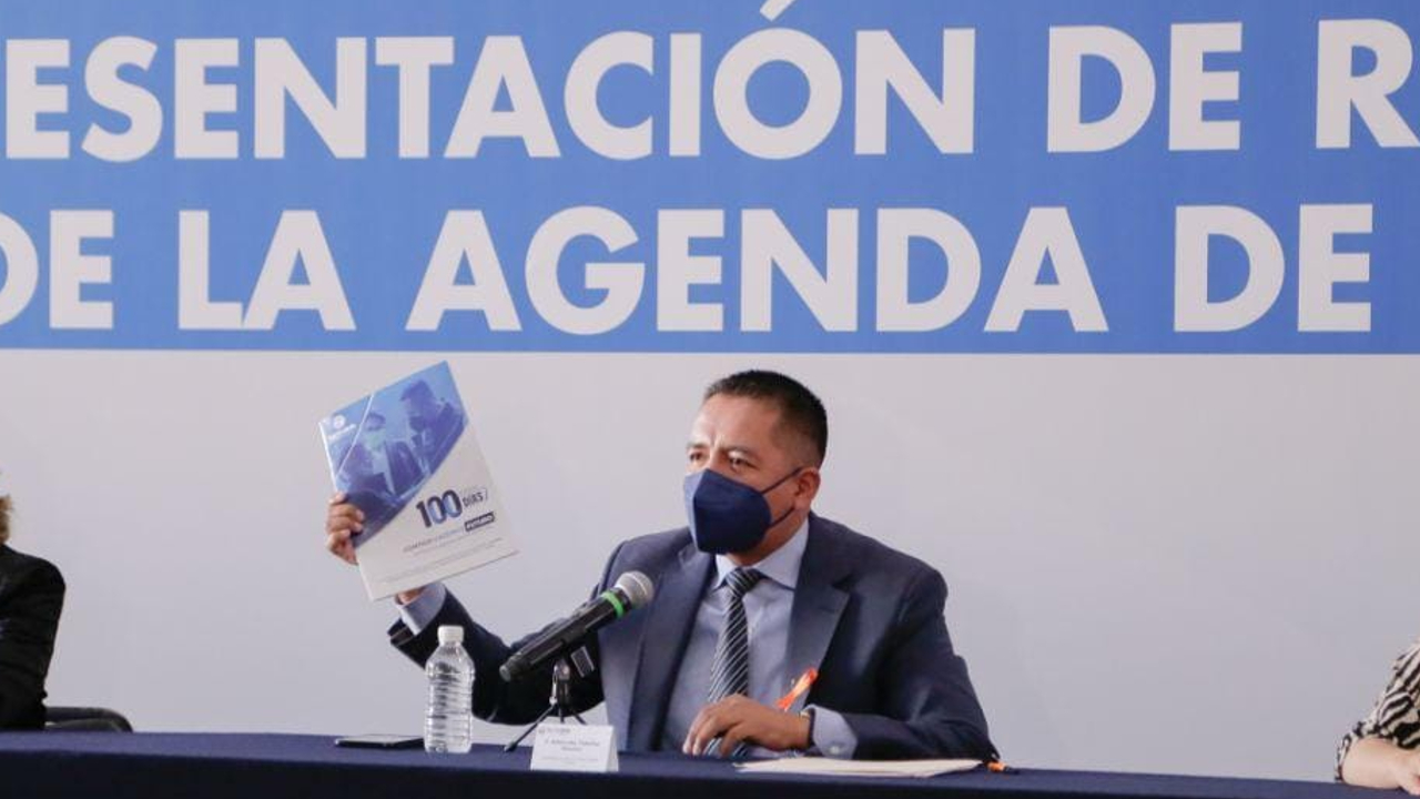 Por: Cortesía Edmundo Tlatehui cumple 100 días como presidente de San Andrés Cholula