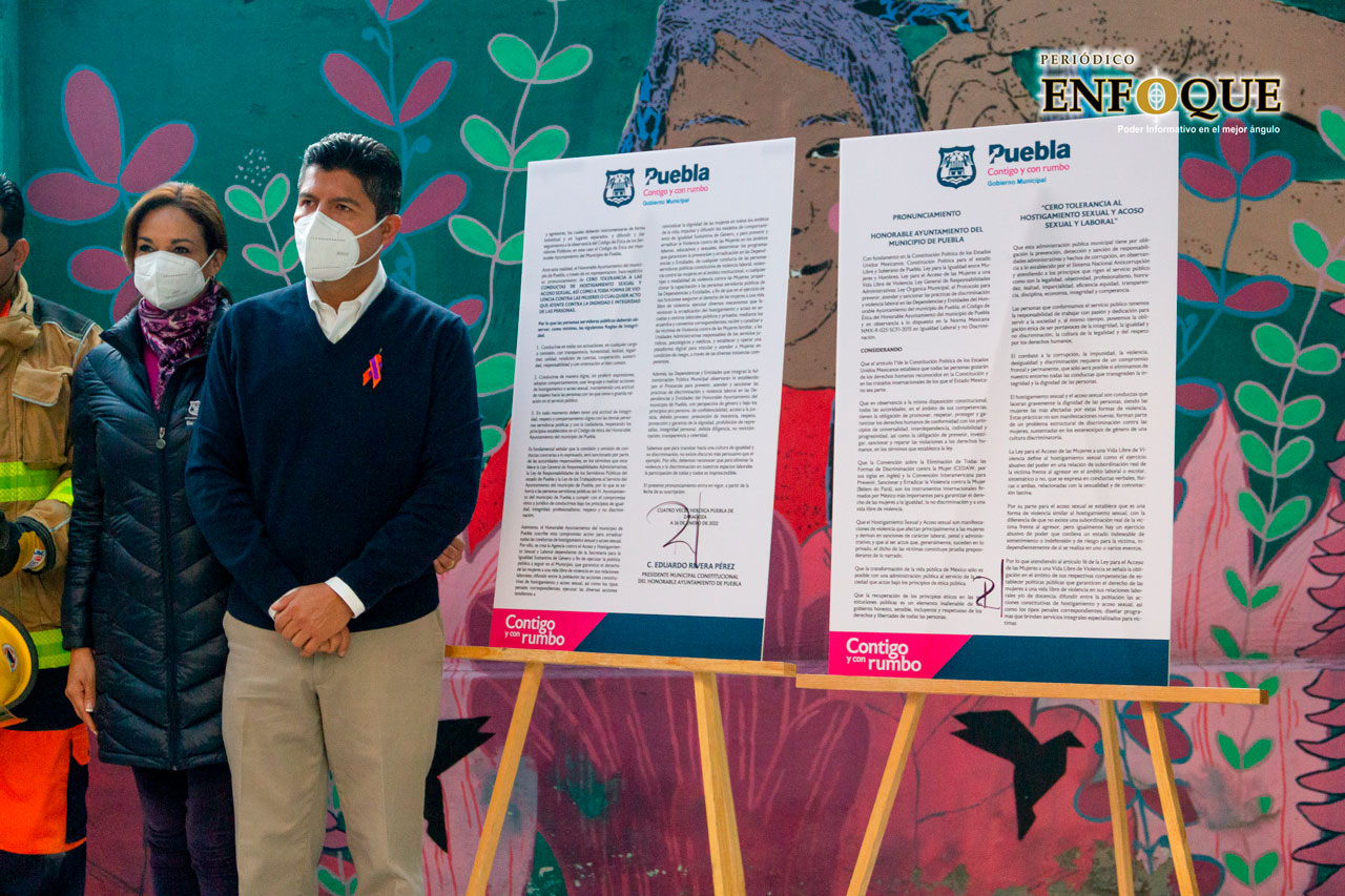 Por: Alex Muñoz Inaugura Eduardo Rivera en Puebla capital la Agencia Contra el Acoso y Hostigamiento